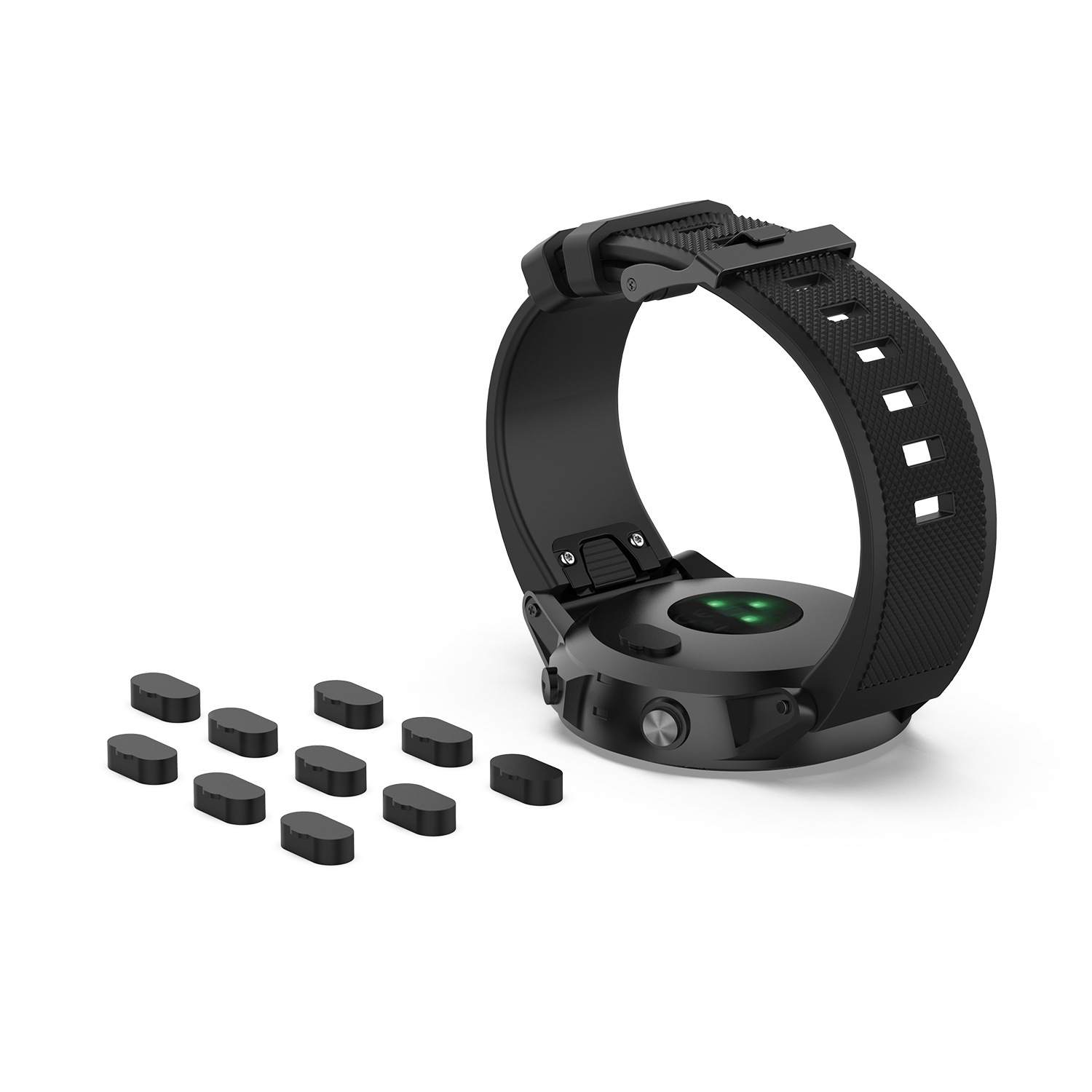 Dust plug for the charging port of Garmin fenix7, fenix6/fenix5/forerunner 265 watches details Picture