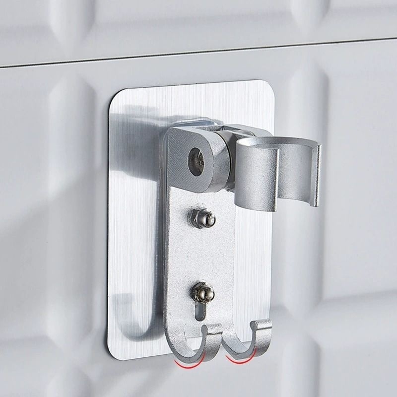 Non-drilling showerhead bracket, adjustable showerhead, wine shower cover device, rack, bathroom fixing wonder accessory base Specification drawing