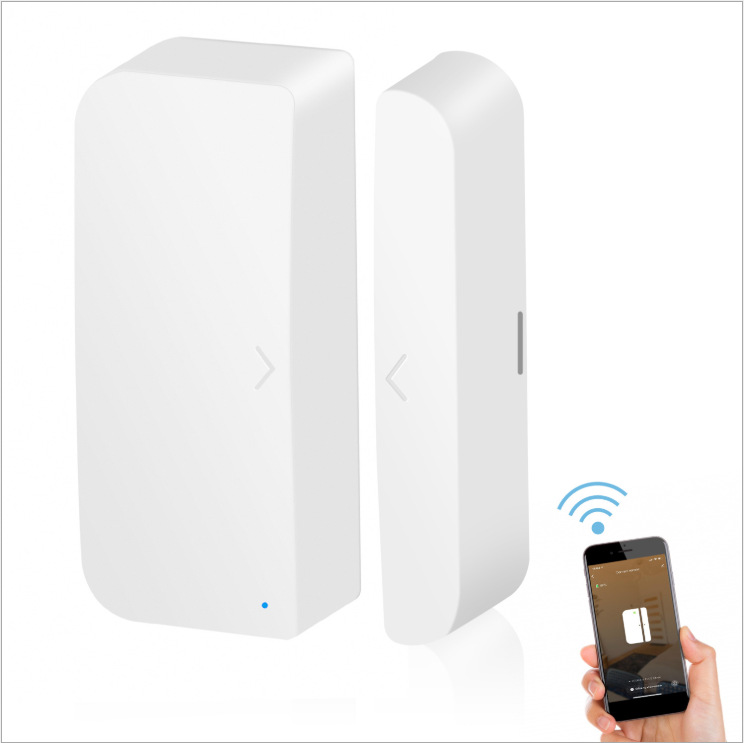 Tuya Smart WiFi Door Magnetic Remote Wireless Door and Window Sensor Alarm Intelligent Linkage