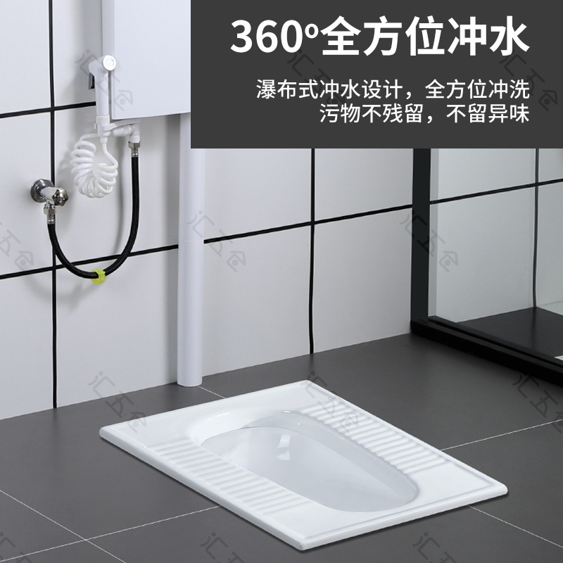 Factory wholesale, construction site bulk purchase, cooperative supply of ceramic squat toilets, squat toilets, squat pits and sanitary wares. Large quantity and favorable price details Picture