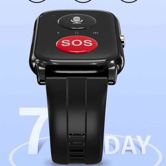 In 2025, the classic smartwatch is designed to prevent the elderly from getting lost, measure heart rate and make one-click calls Specification drawing