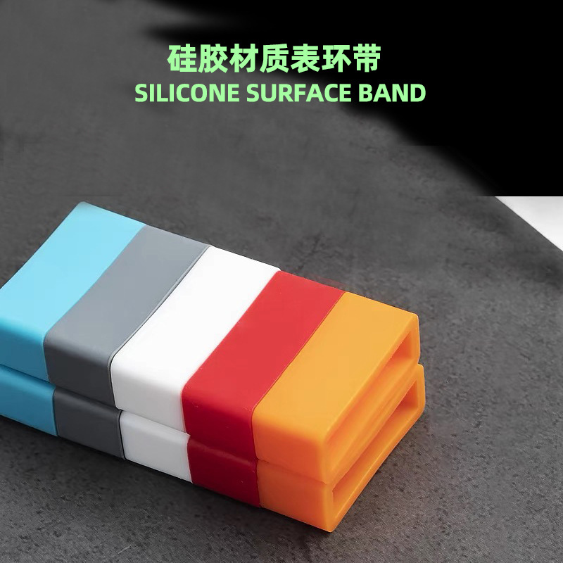 Suitable for Huawei Honor band, watch strap buckle, silicone ring, 18MM-20MM-22MM silicone watch strap movable ring Application Scenario