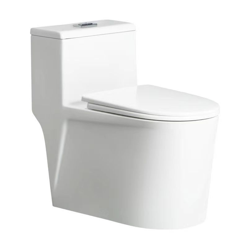 Household siphonic toilet, hotel engineering manufacturer wholesale anti-odor, water-saving and silent ceramic toilet Item Picture