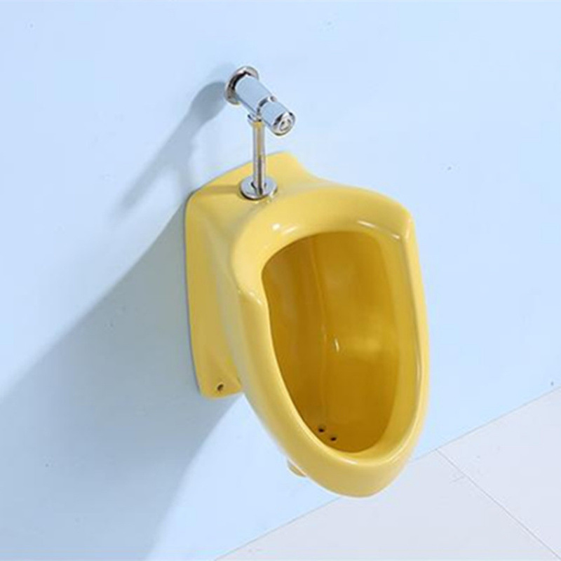 Ceramic urinals for children are recommended for kindergartens and early education institutions. Colorful urinals and hanging urinals for boys Application Scenario