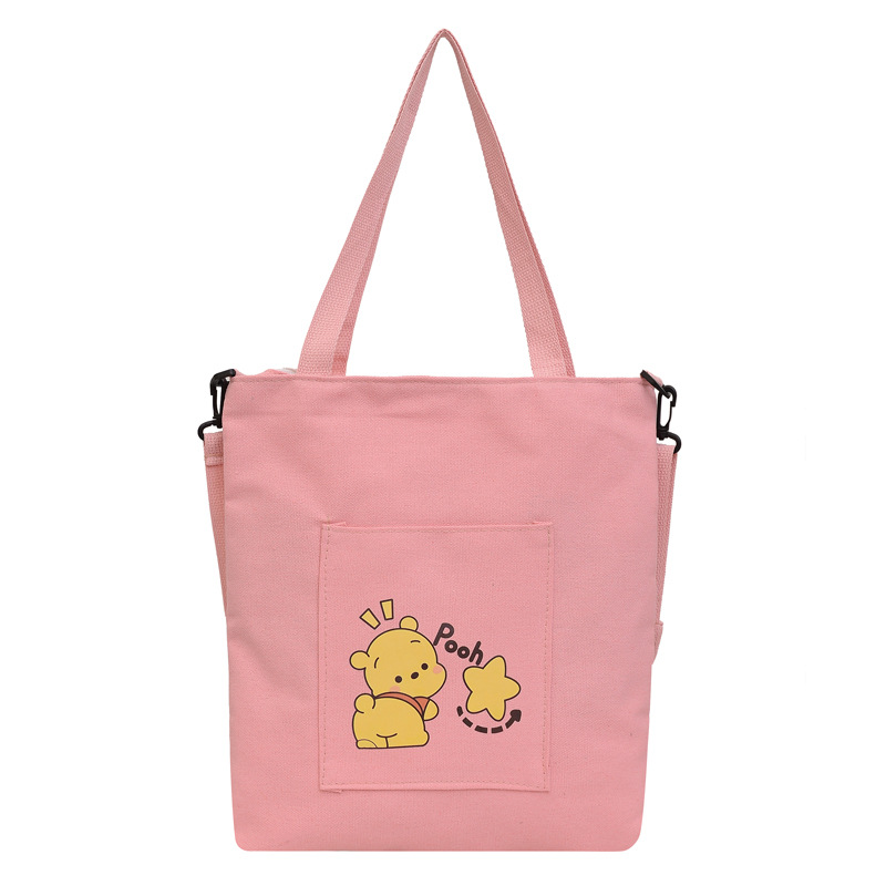 New high-appeartion-level hand-held tote bags are selling well, large-capacity single-shoulder crossbody bags, and wholesale canvas bags for junior and senior high school students Item Picture