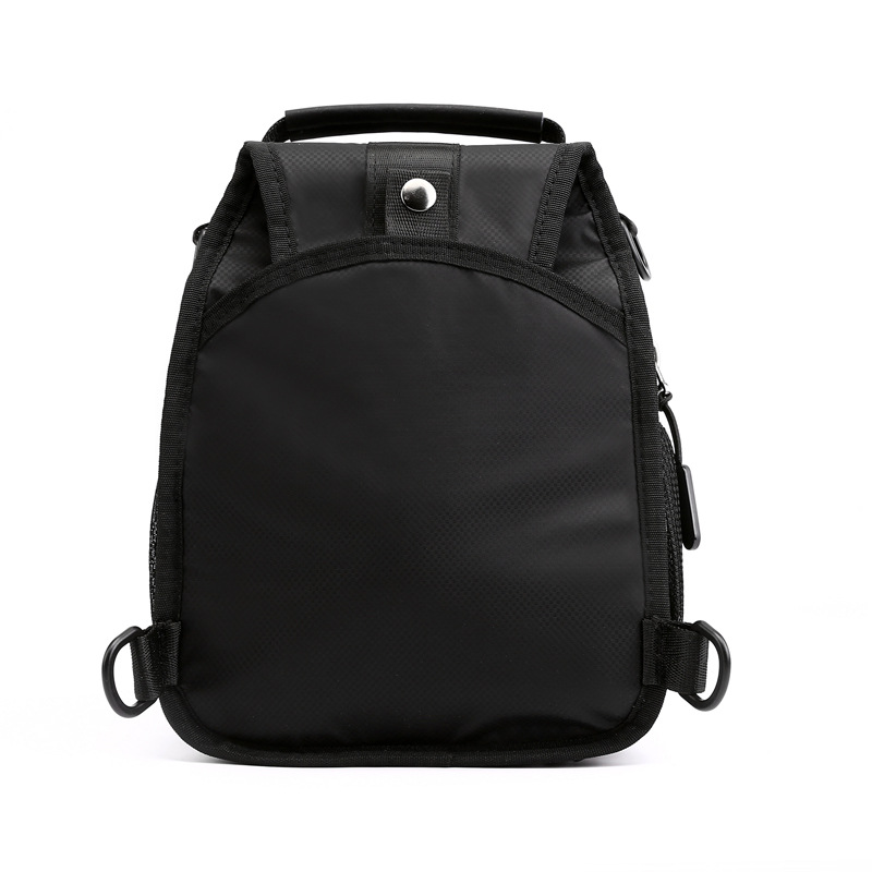 New men's multi-functional chest bag, trendy single-shoulder crossbody bag, waterproof nylon fabric lightweight backpack, cross-border wholesale Application Scenario