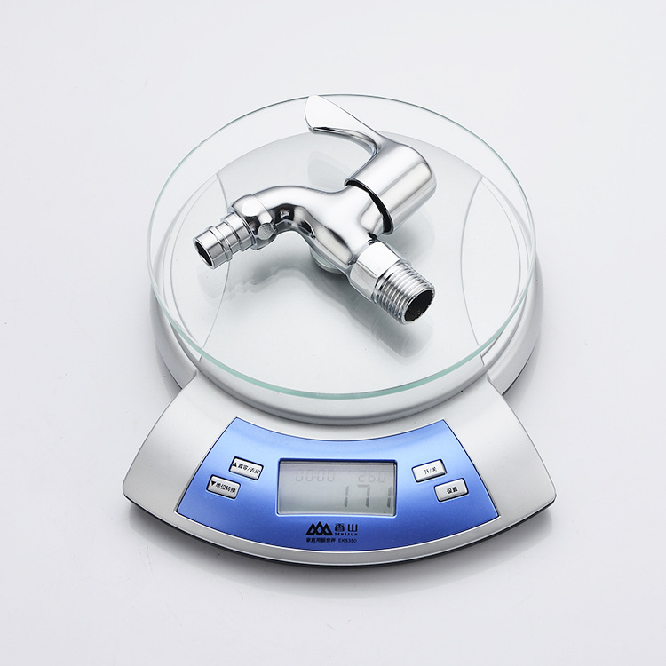 Wholesale of copper washing machine faucets for household balconies, bathrooms, pointed-mouth single-cooling 4-point washing machines, mops, and pool water faucets Application Scenario