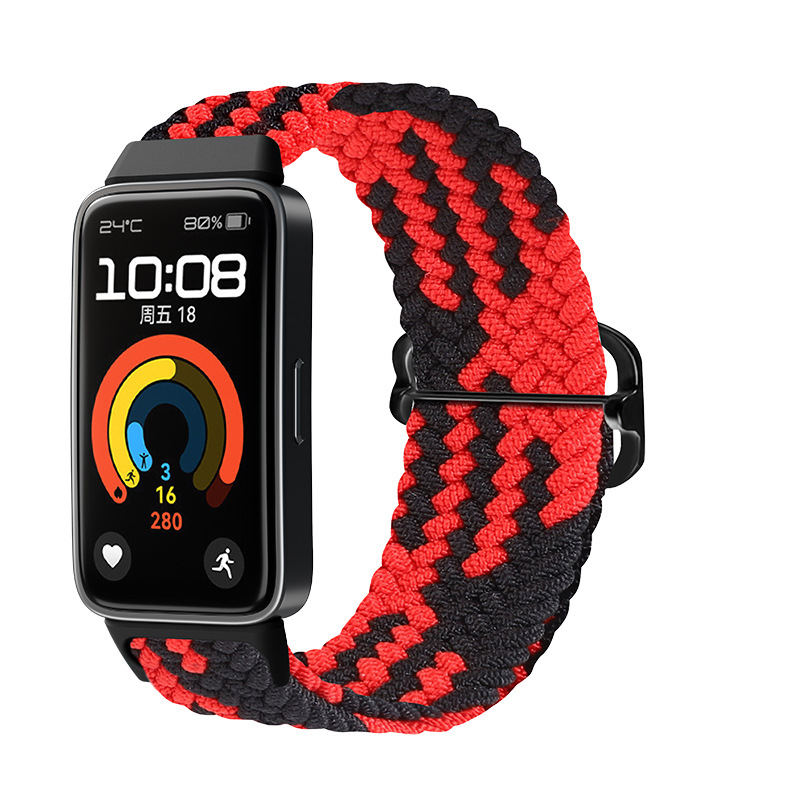 Adjustable woven replacement straps for Huawei Band 8/9 and hua wei Band 10 are in stock Specification drawing