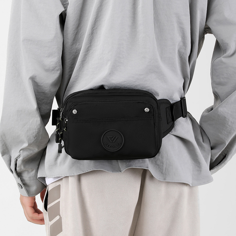 wepower's new outdoor waist bag, water-repellent chest bag, lightweight and convenient crossbody bag, sports running phone bag details Picture