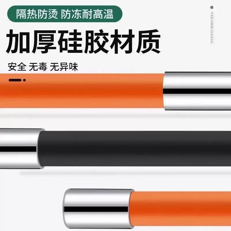 Kitchen faucet extender, splash-proof nozzle, silicone universal rotatable, shaped, extended flexible pipe, extension pipe Application Scenario
