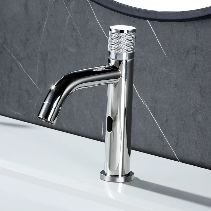 Sensor faucet, bathroom washbasin, stainless steel 304 washbasin, sink, washbasin, single cooling faucet Application Scenario