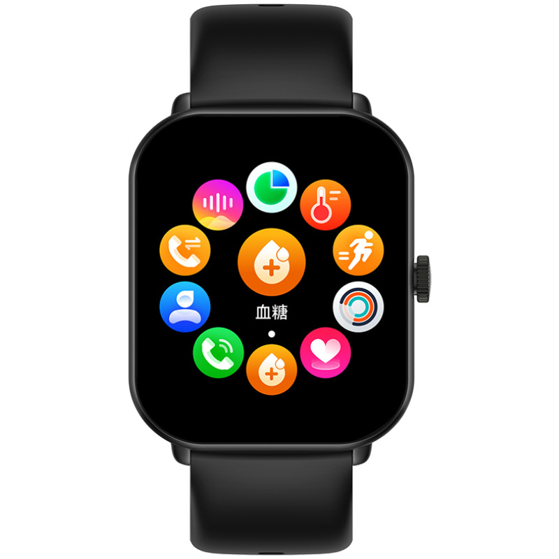 Free fully automatic non-invasive blood glucose watch for measuring blood pressure, blood oxygen and heart rate, smart bracelet, needle-free blood glucose meter Item Picture