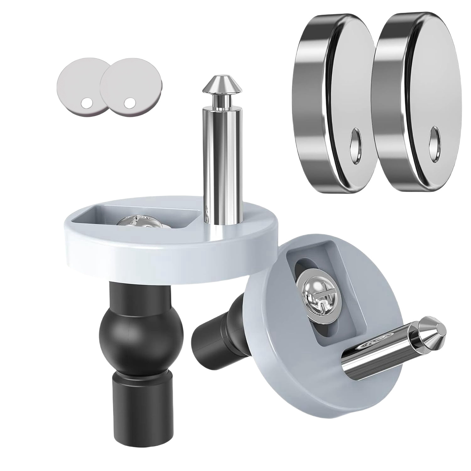 Toilet seat cover accessories, screw toilet seat cover, QQ foot installation, stainless steel cover, PP plastic cover are selling well across borders full figure