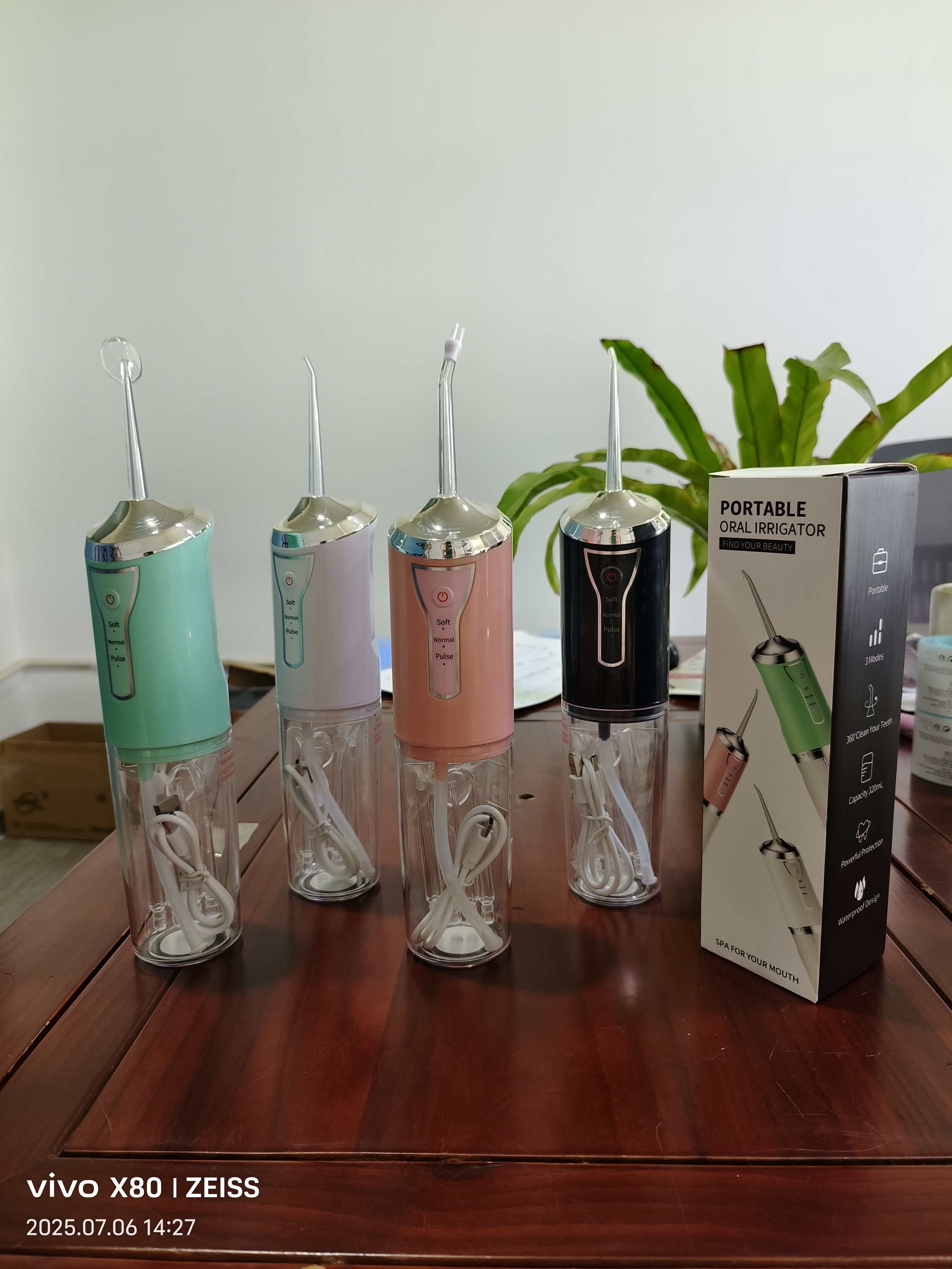 Household water flossers and dental cleaning devices
