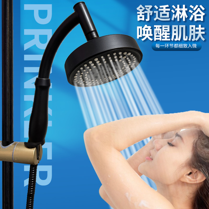 Large shower head, top shower head, pressurized bathroom heater, showerhead, water heater, pressurized rain shower, bath, flower sun-drying head set details Picture