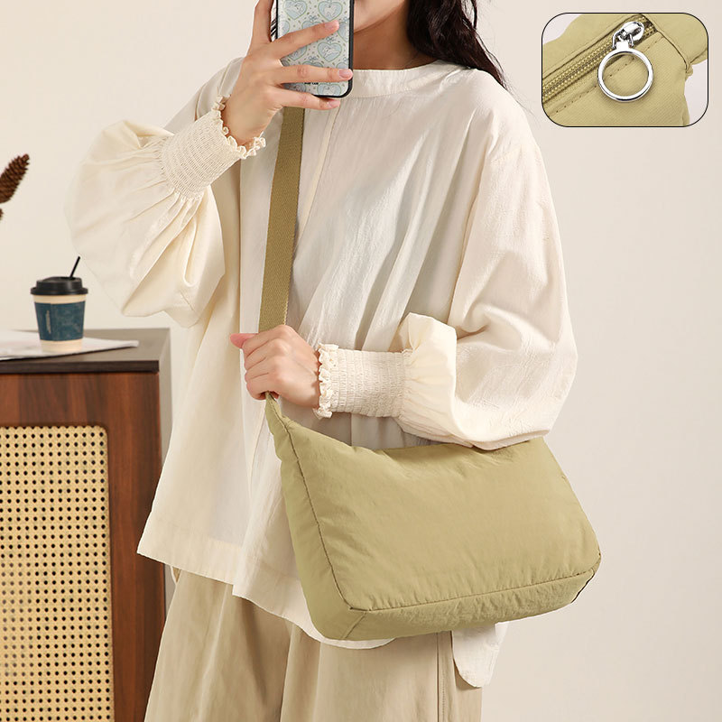 Cross-border fashion casual women's bag, simple and versatile single-shoulder bag, travel and commuting, large capacity, versatile and trendy crossbody bag for women details Picture