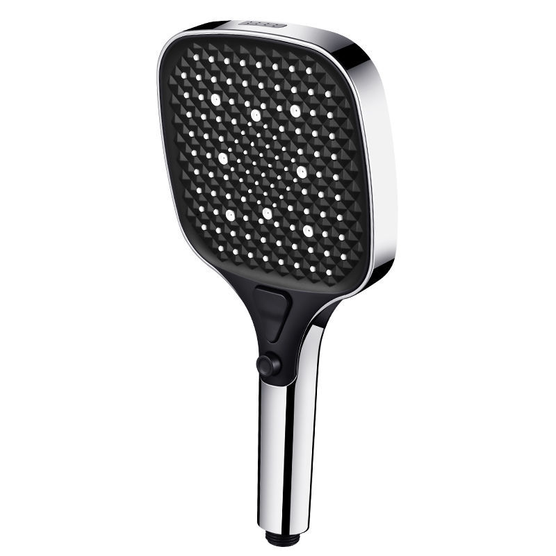 A complete set of 15cm pressurized shower head with a large panel and high flow rate, a bathroom household shower head details Picture