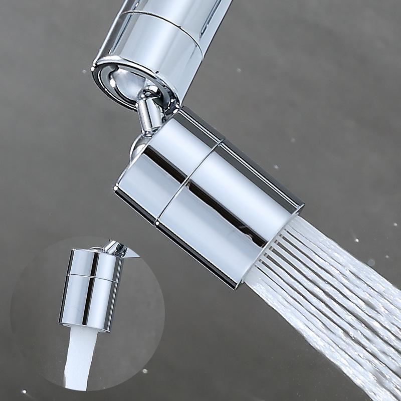 Large-angle kitchen faucet, universal bubble maker, double-speed filter screen, washbasin, washbasin, mouthwash, splash-proof faucet Specification drawing