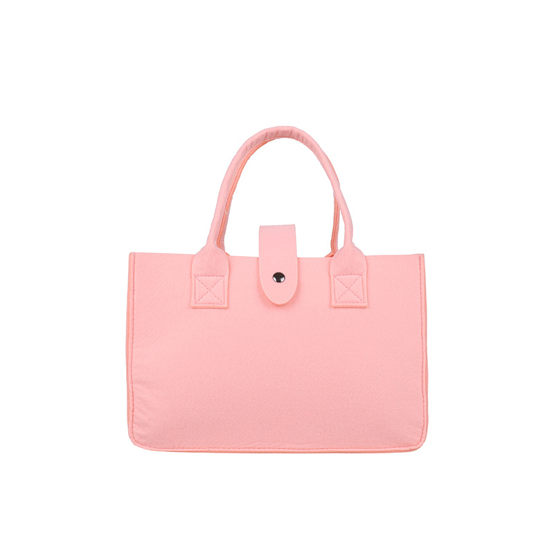 New simple and versatile felt tote bags, children's birthday gift bags, commuting felt tote bags, wholesale from the manufacturer Item Picture