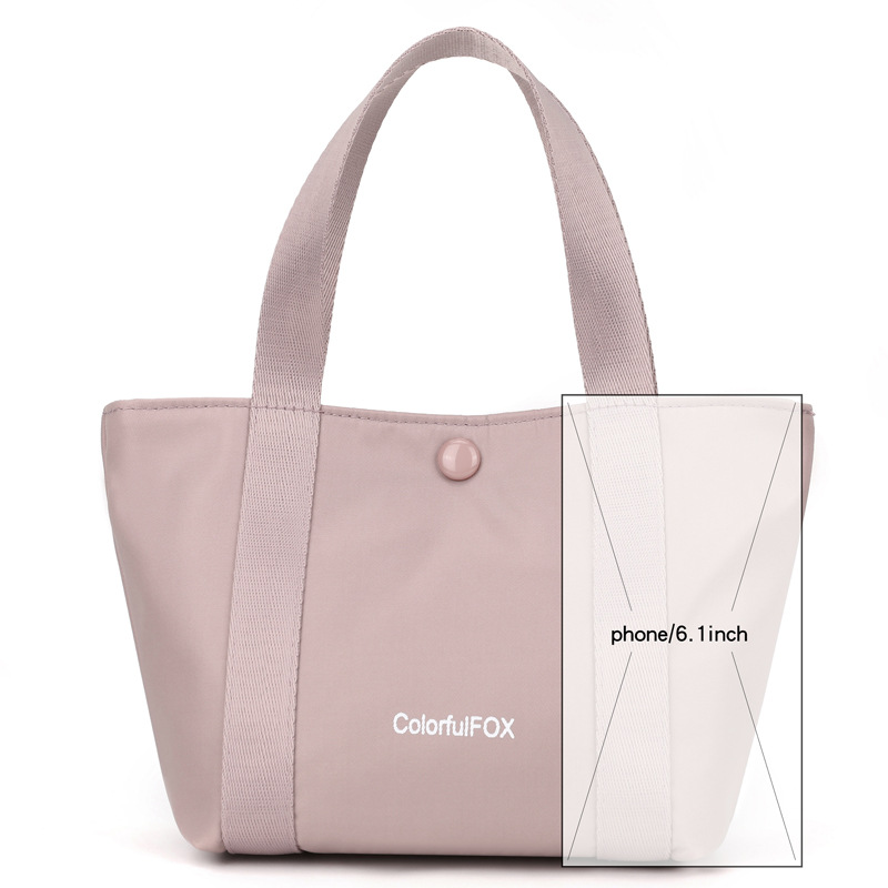Colorful Fox cosmetic bag manufacturer's new custom-made Korean version LOGO clutch mini and simple handbag for women Item Picture