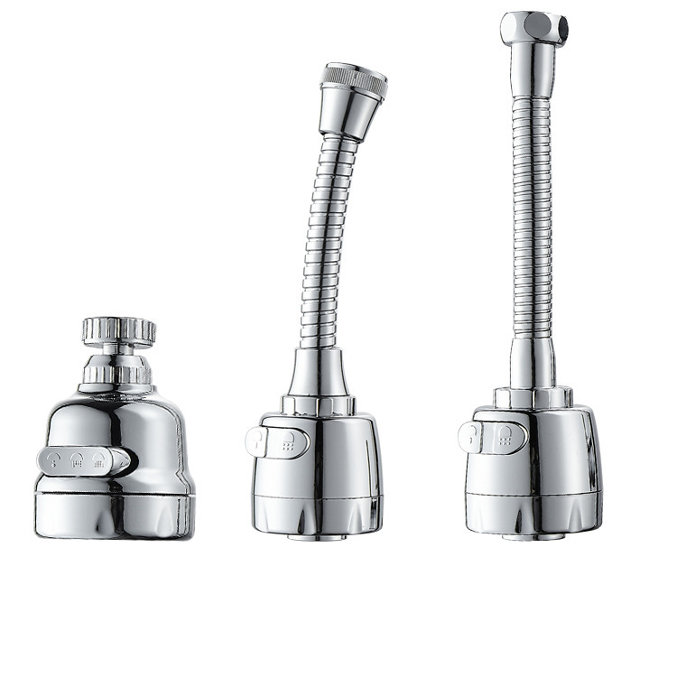 Kitchen faucet, shower head extender, vegetable washing basin, splash-proof, universal rotating filter, pressure-increasing faucet, bubble generator Application Scenario