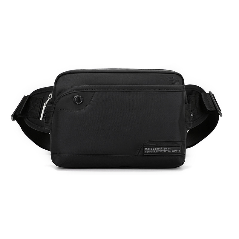 WEPOWER's new crossbody bag, sports chest bag, trendy men's single-shoulder bag, casual small backpack, mobile phone waist bag Item Picture