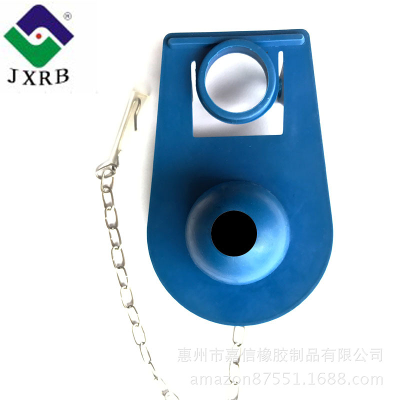 Rubber American-style flap stop valve, toilet tank accessories, rubber stopper, drain valve, leak-proof and silent Specification drawing