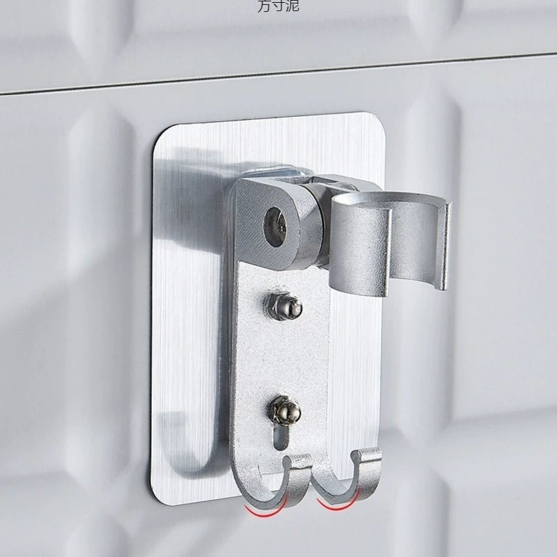Wholesale of non-drilling showerhead bracket, adjustable showerhead, wine shower cover device, rack, bathroom fixed accessories, base Specification drawing