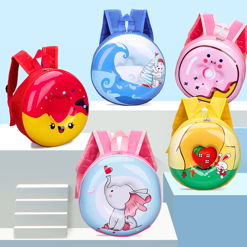 Foreign trade eggshell bag backpack 2021 New style children's bag, cartoon cute infant schoolbag, Internet celebrity one-piece consignment full figure