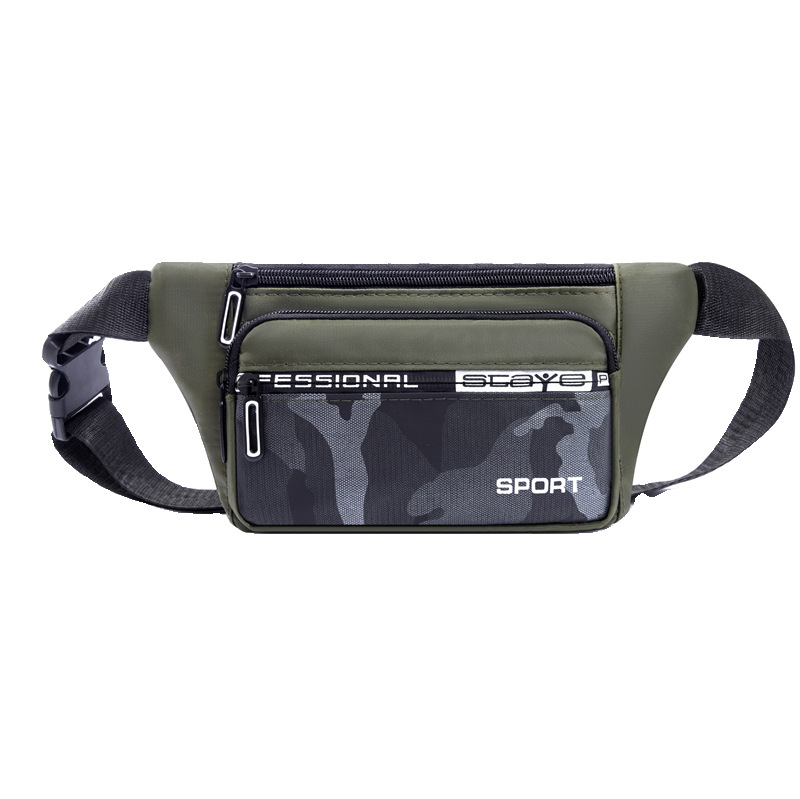 Crossbody bag, men's waist bag, ins trendy Japanese men's single-shoulder bag, 2024 new men's bag, Oxford fabric mobile phone chest bag Item Picture