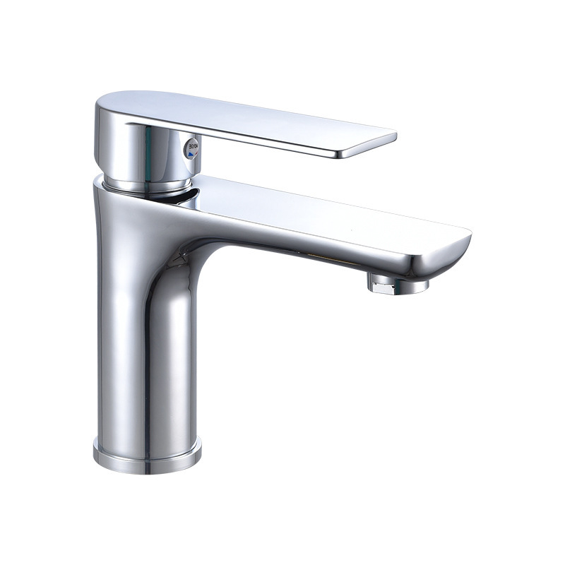 Stainless steel washbasin, faucet, washbasin, sink, hotel bathroom, washbasin, household hot and cold faucet Item Picture