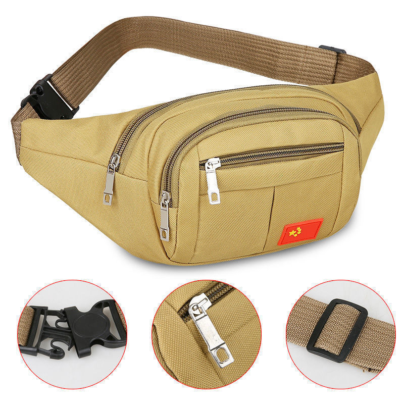 Men's and women's waist bags, cash register multi-functional large-capacity chest bags, men's outdoor sports bags for construction site workers, cash register wallets, business bags details Picture