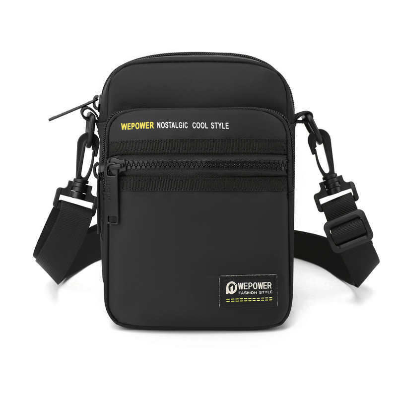 New men's casual crossbody bag, multi-functional outdoor single-shoulder bag, waist bag, trendy brand small crossbody bag, belt hanging bag Item Picture