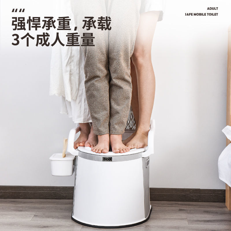 Portable toilet, elderly and pregnant women's sitting toilet, household portable elderly urinal bucket, toilet bowl, sitting chair Specification drawing
