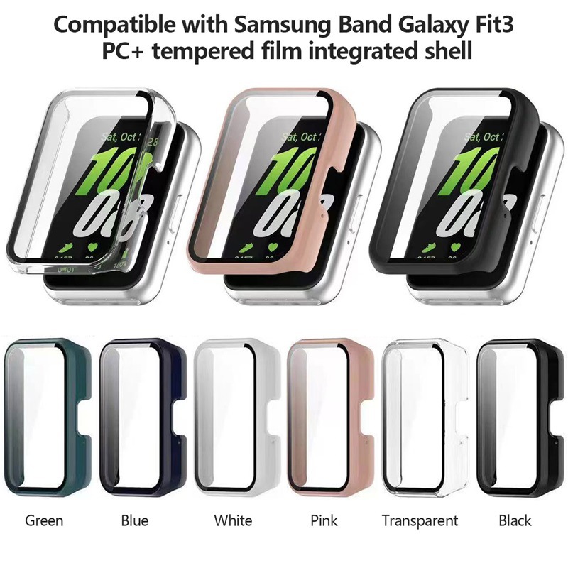 Suitable for Samsung Galaxy Fit3 case R390 solid color integrated case and film Samsung fit3 watch case details Picture