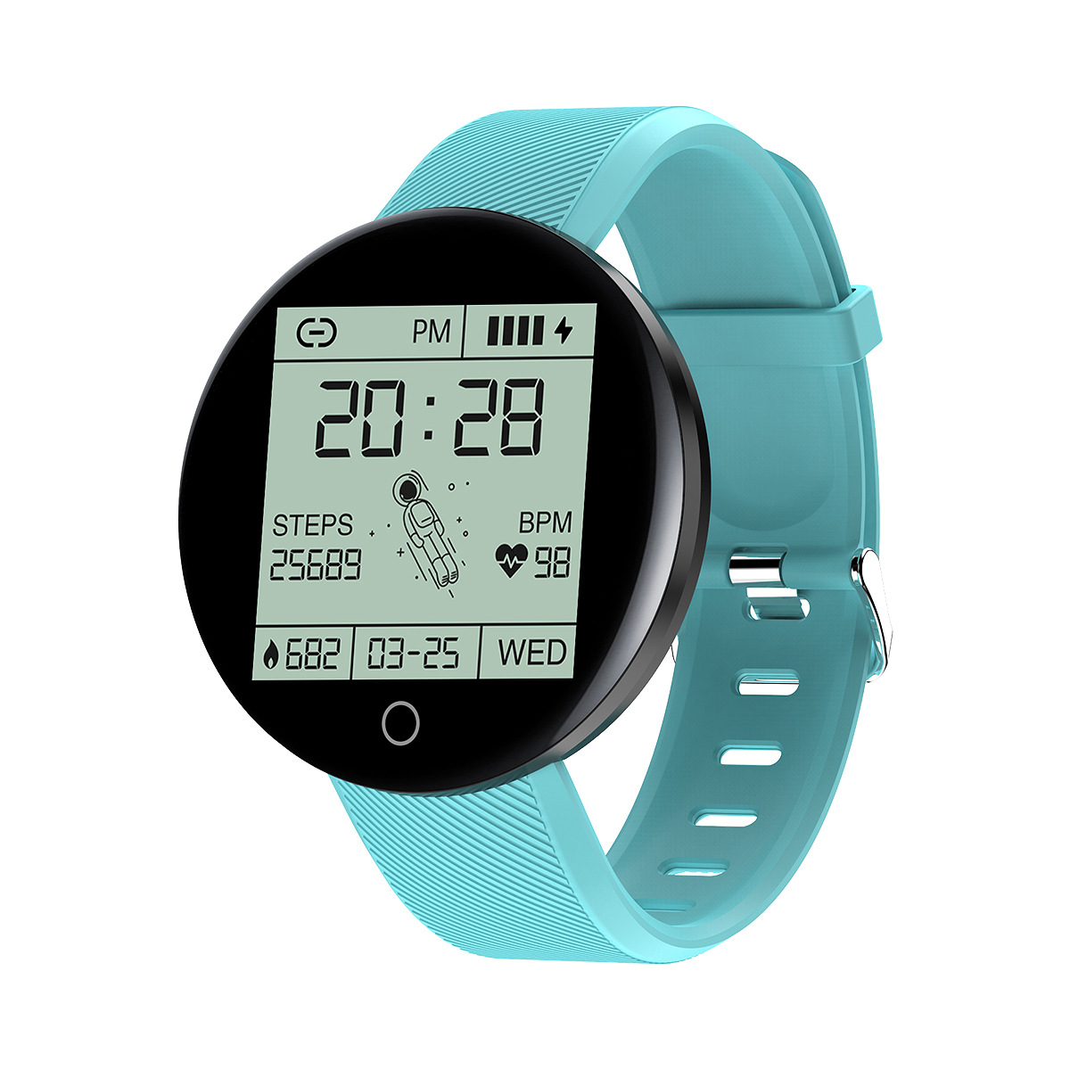 D18 Smart bracelet with color screen, fashionable sports bracelet, step counting, sleep monitoring, heart rate monitoring, health reminder, cross-border Item Picture