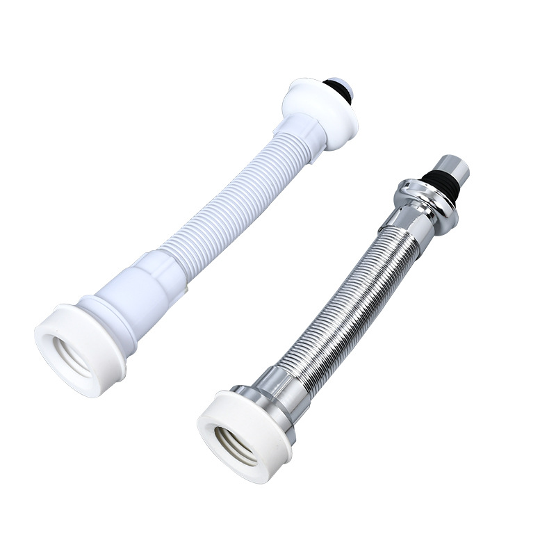 Glue-free direct-insertion urinal, steel wire drain pipe, electroplated odor isolation drain pipe, urinal drain pipe Item Picture