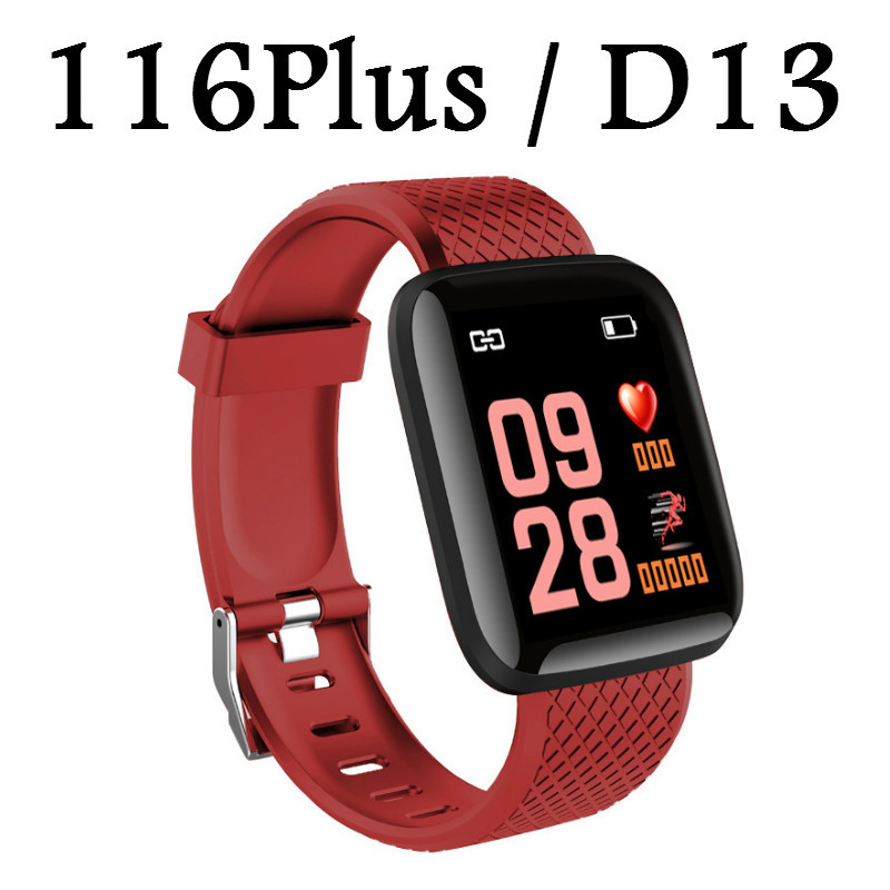 116plus Smart bracelet Color Screen D13 Heart rate and blood pressure detection message reminder Bluetooth cross-border wholesale foreign trade details Picture