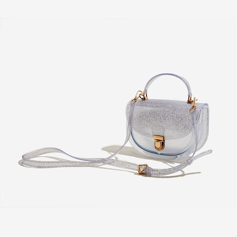 Jelly Bag 2025 New cross-border foreign Trade crossbody bag, women's fashionable small bag, women's single-shoulder bag, small square bag Specification drawing
