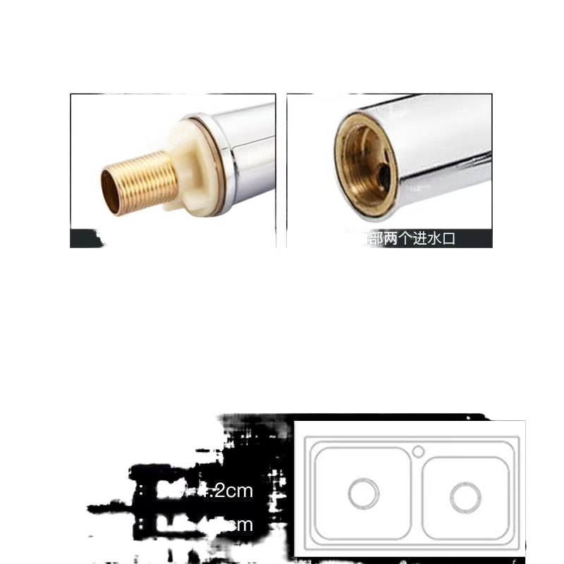 All-copper bathroom washbasin, faucet, washbasin, cold and hot single cold, household washbasin, countertop, washbasin, free shipping Item Picture