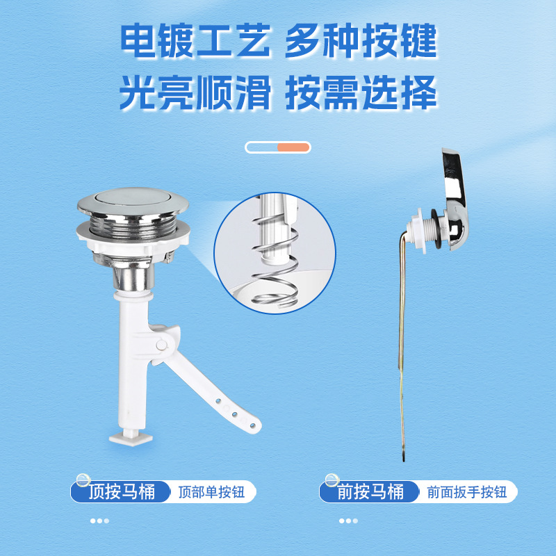 Tianhao Sanitary Ware Factory water tank accessories 2-inch integral eccentric inlet valve set, old-fashioned float ball front water wrench Application Scenario