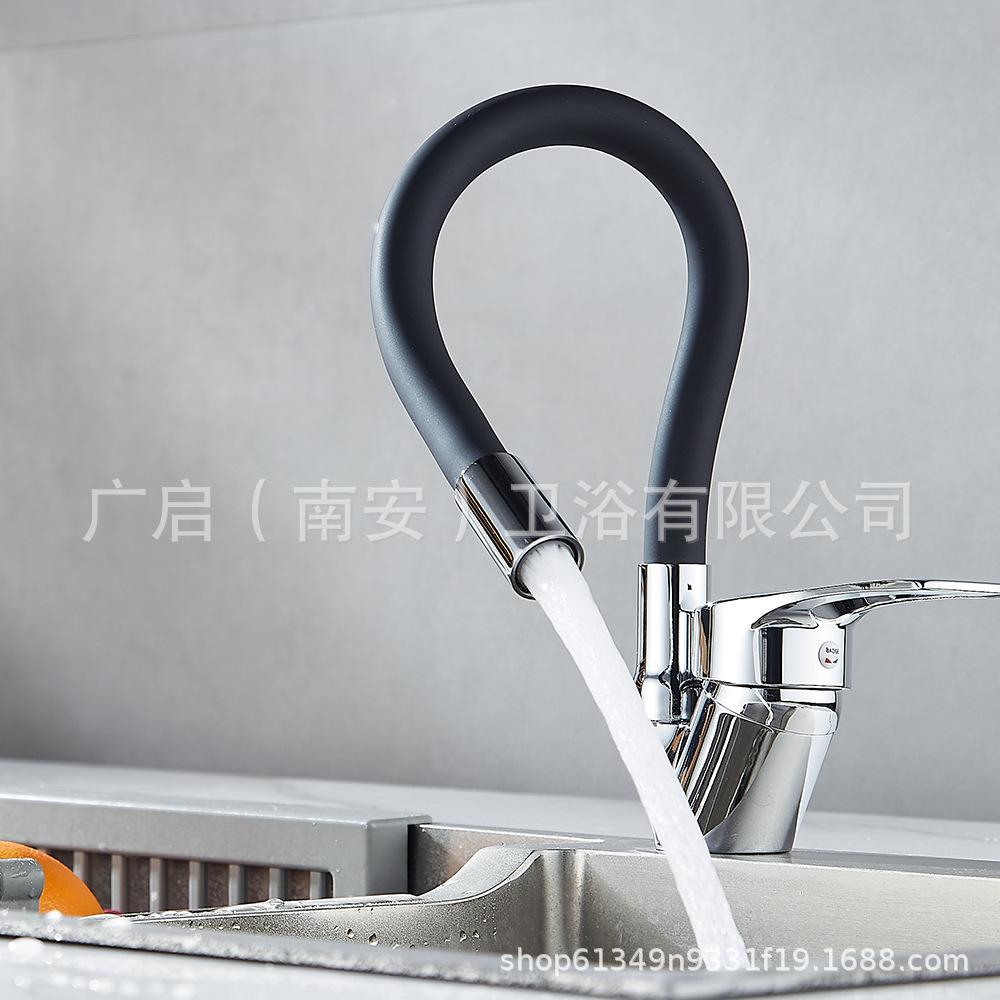 Cross-border Russian bestseller universal kitchen hot and cold water faucet, household sink, rotatable sink, anti-splash faucet Specification drawing