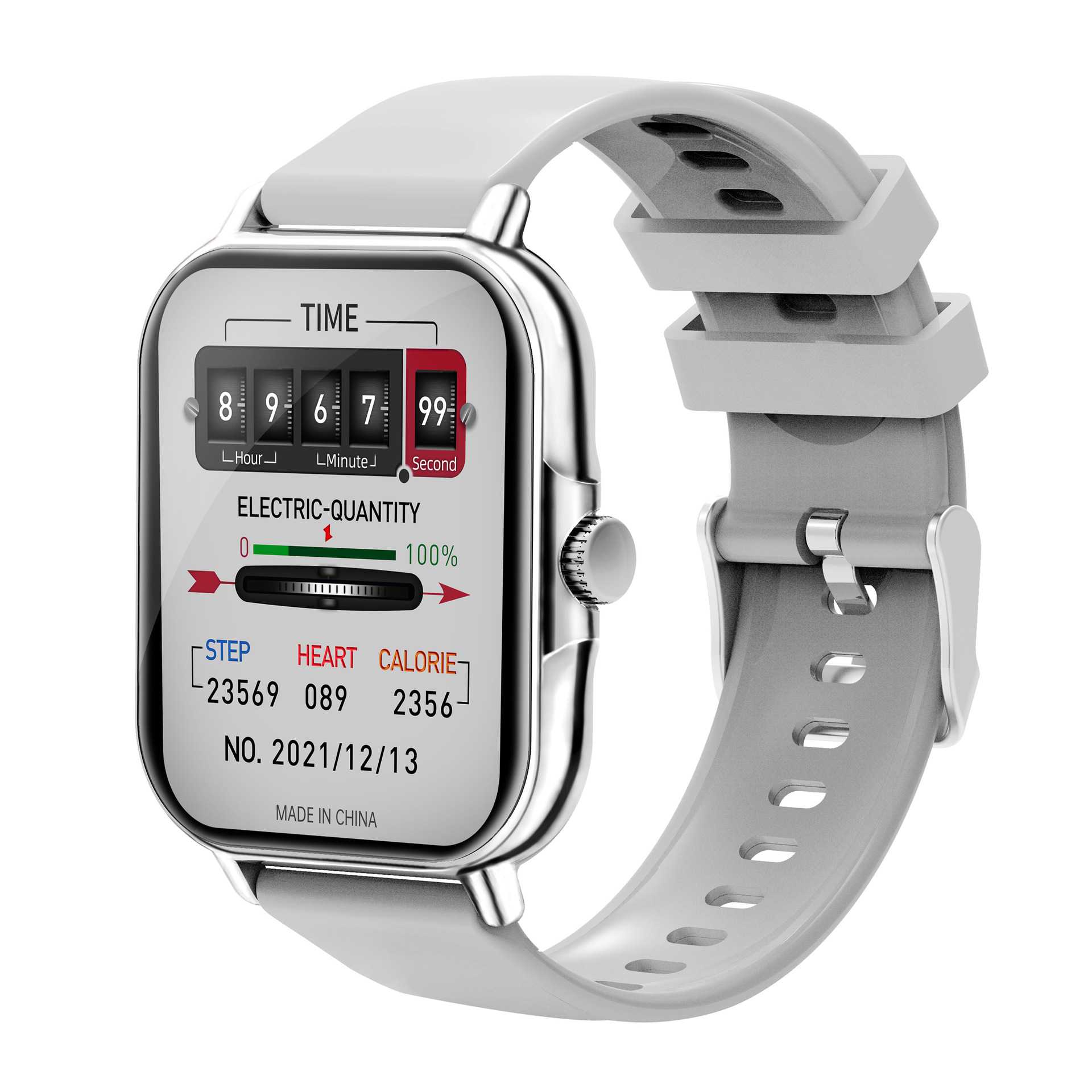 The new CT3 Bluetooth call AI voice assistant NFC access control 1.7-inch GT3050 smartwatch ring Item Picture
