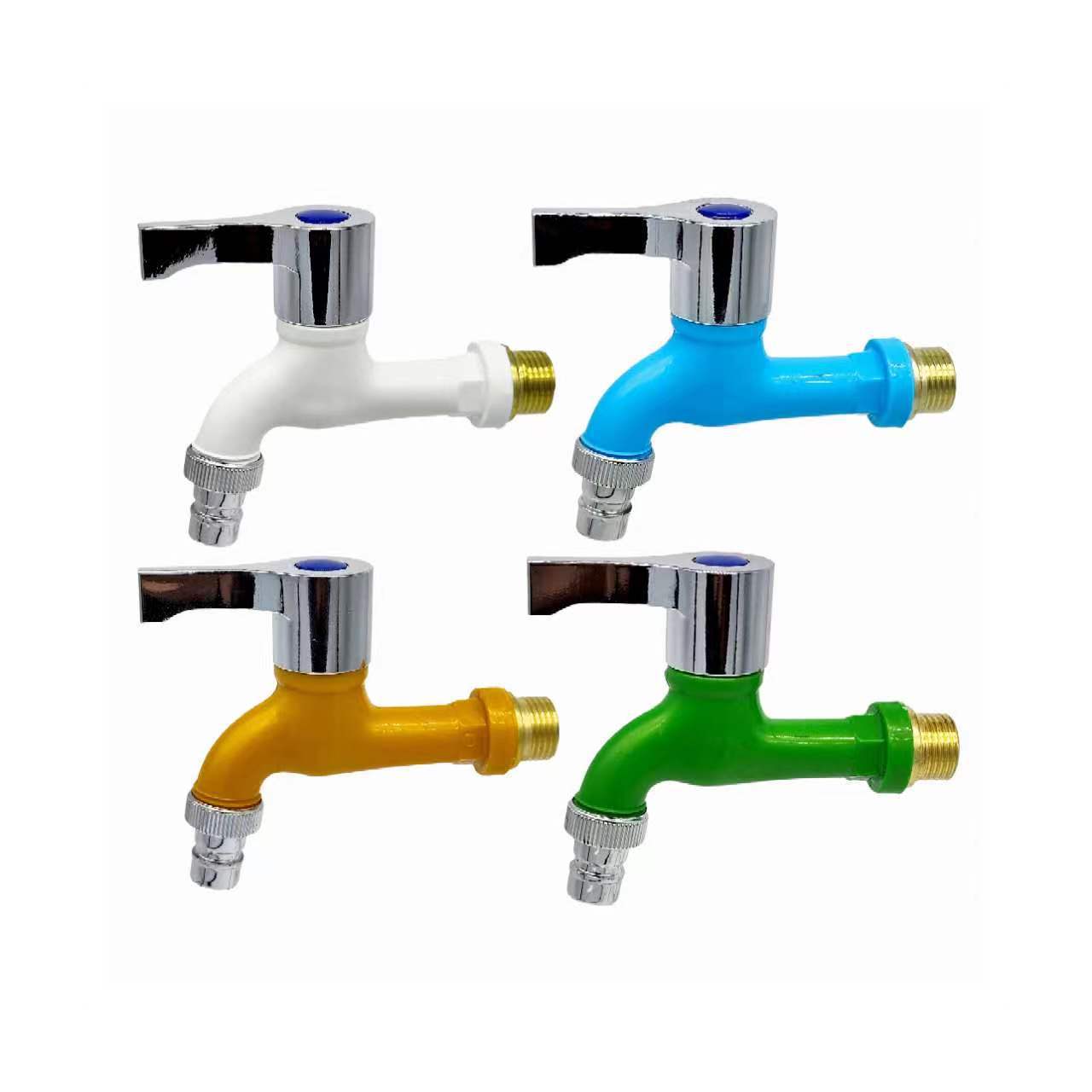 Wholesale plastic faucets, single-cooling faucets, 4-inch, 6-inch and 20-inch faucets, special faucets for household washing machines full figure