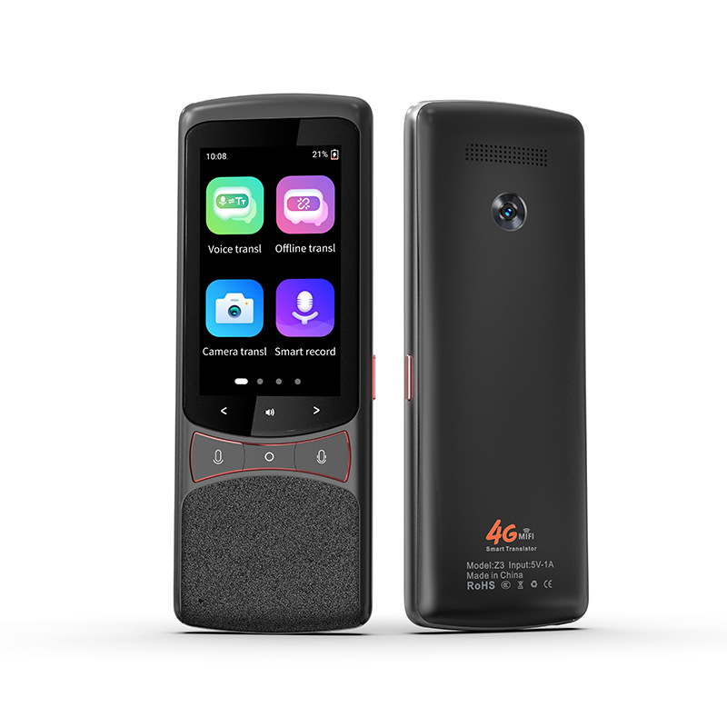 4G translator Z3 intelligent voice translator, photo translator, audio translator, WIFI translator