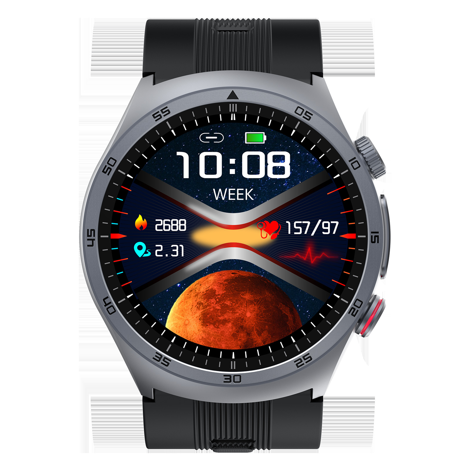 The 2025 new S25 smartwatch, air pump, blood pressure, heart rate, blood oxygen, blood sugar, uric acid, body fat, Bluetooth call full figure