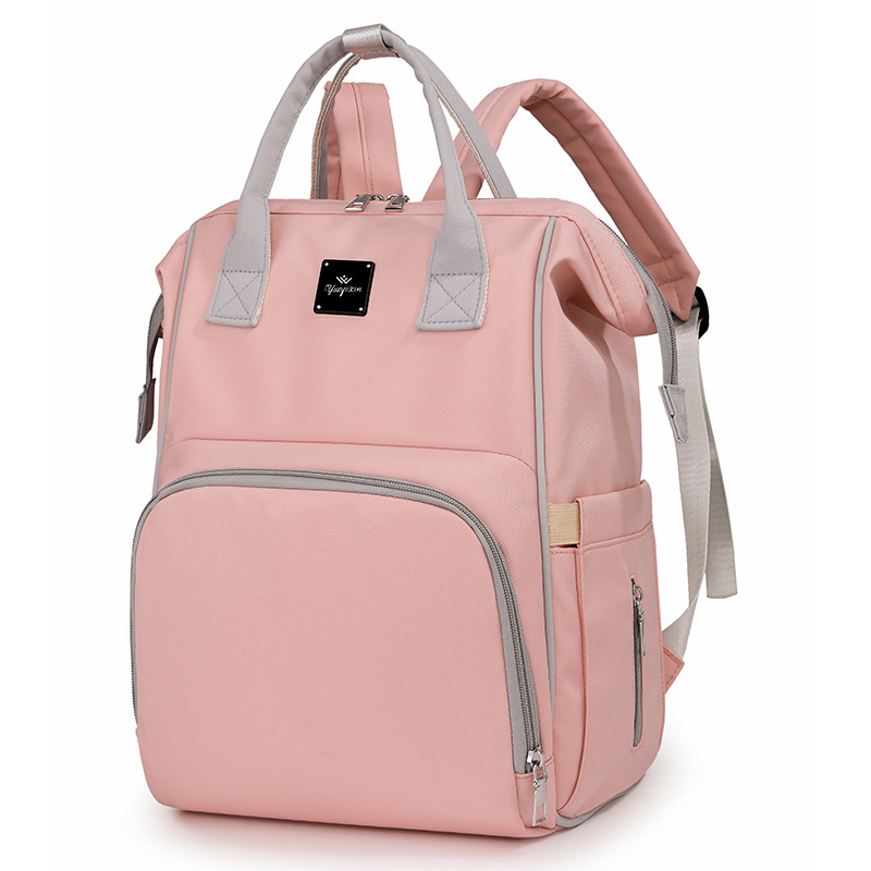 Mummy Bag, a multi-functional, large-capacity, fashionable hand-held baby and mother bag for both shoulders, is portable and easy to store when going out Specification drawing