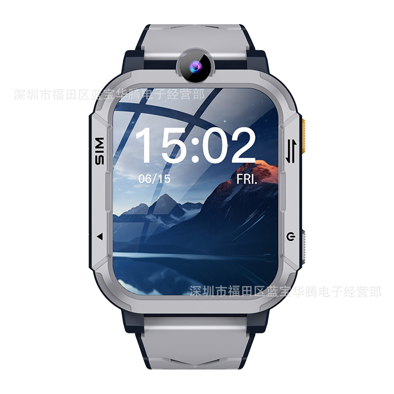 Foreign language children's smartwatch, Android wifi connection, 4G smart video, GPS camera, waterproof, multi-functional for foreign trade Item Picture