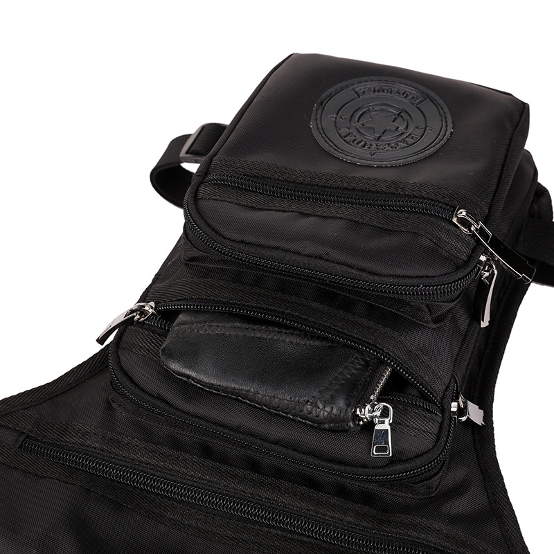 Cycling waist and leg bag, multi-functional tactical military enthusiast bag, mountain climbing and outdoor fishing leg bag, men's bag, sports crossbody chest bag Specification drawing