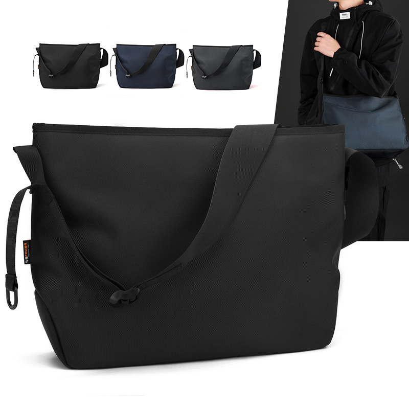WEPOWER's new sports single-shoulder bag, travel crossbody small backpack, men's large-capacity commuter messenger bag full figure